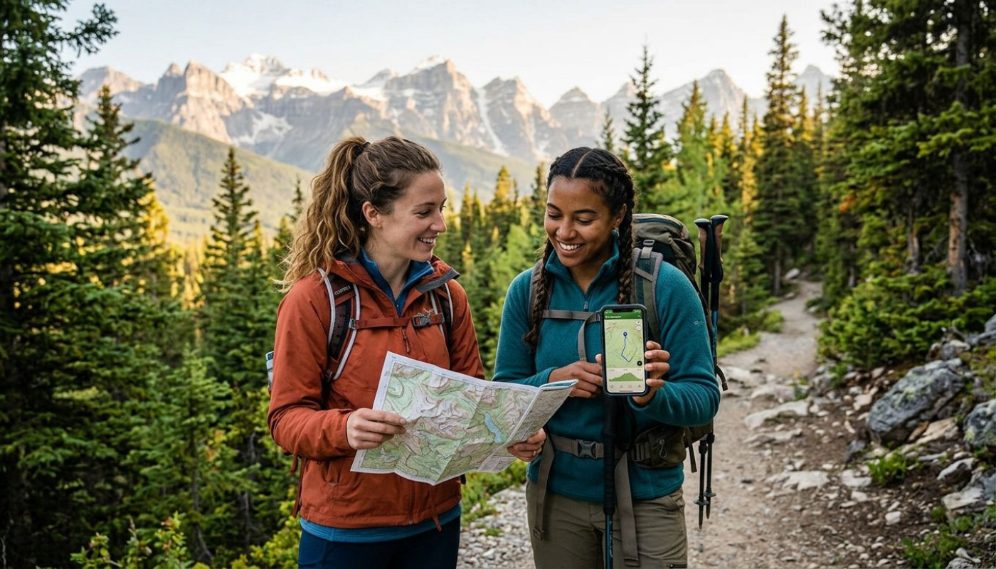 Itinéraires de randonnée : comment choisir entre carte papier et navigation numérique