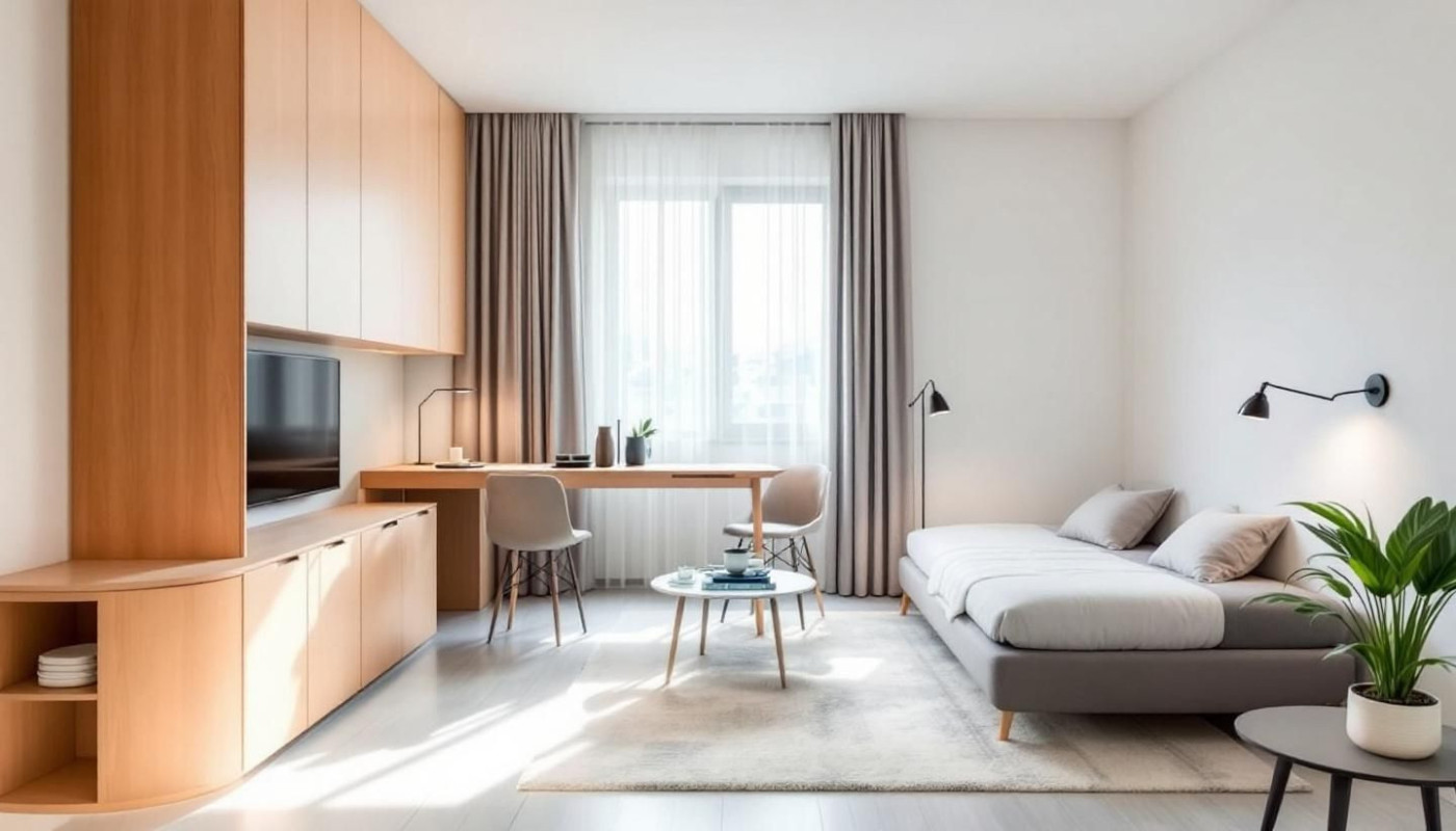 Maximiser l'espace de vie dans un petit appartement